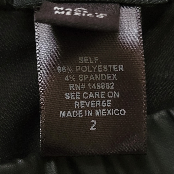 NWT Torrid Open Knee Black Faux Leather Pants Plus Size 2X - Picture 11 of 11